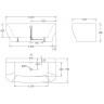 Акриловая ванна BELBAGNO BB74-1650-W0