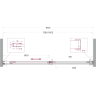 Душевая дверь BELBAGNO SOFT_CLOSE-1-BF-1-160-C-GM