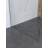 Душевая перегородка BELBAGNO UNO UNO-L-1-TB-100-C-Cr 100 см, профиль хром, стекло прозрачное